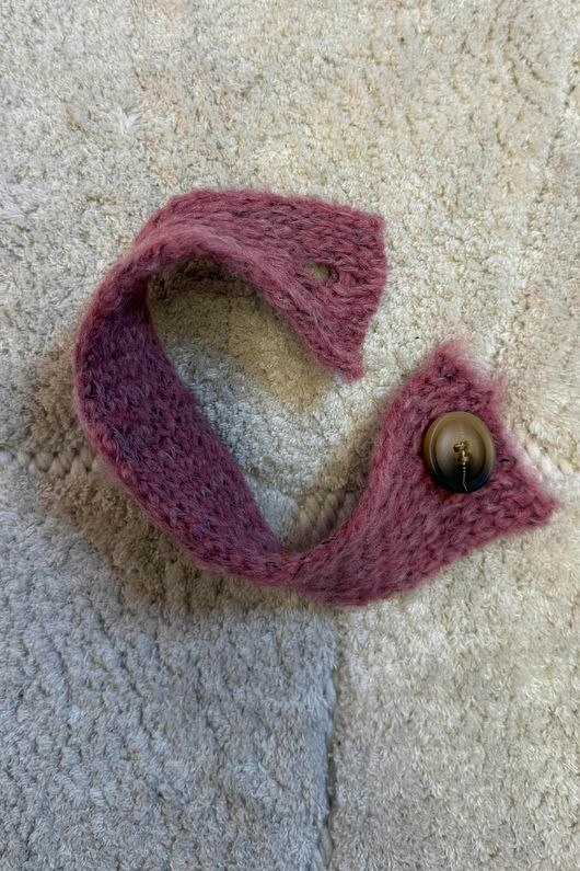 Big Softie Batwing Or Butterfly Knit Plum **